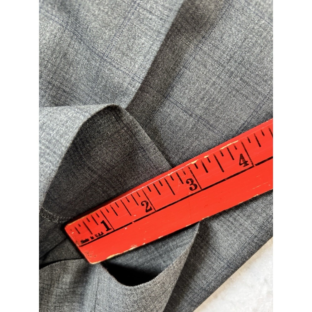 Peter Millar 48R 100% Wool Suit Gray Glen Plaid Jacket & Pants (39x28.5) Canada - Picture 14 of 16